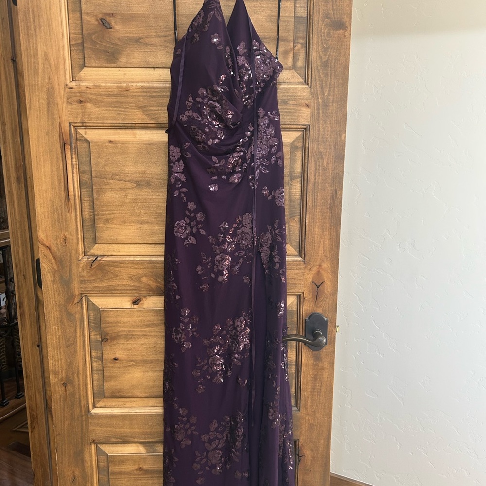 Speechless Deep Purple Sequin Dress